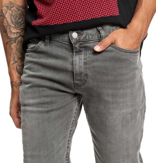 Worker Black - Straight Fit Jeans for Men EDYDP03395