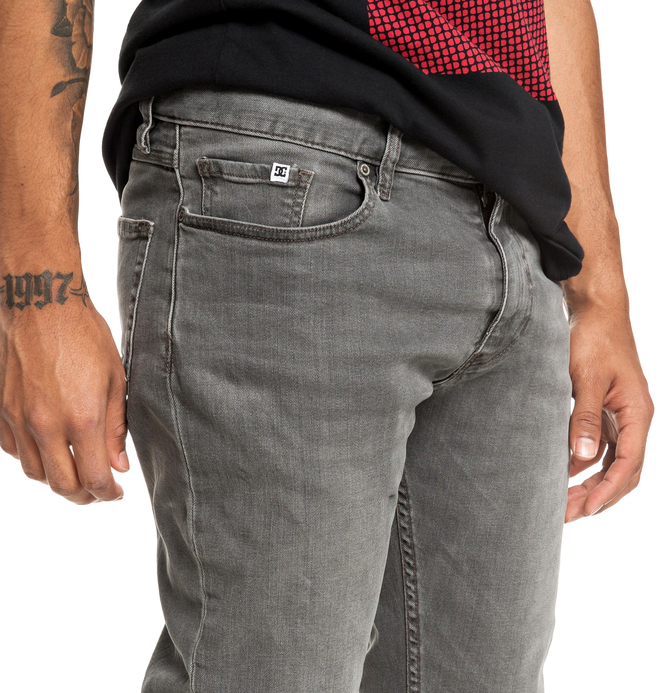 Worker Black - Straight Fit Jeans for Men EDYDP03395