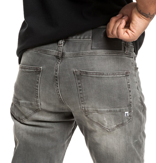 Worker Black - Straight Fit Jeans for Men EDYDP03395