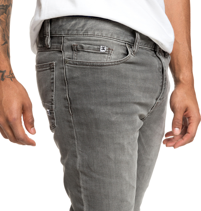 Worker Black - Slim Fit Jeans for Men  EDYDP03396