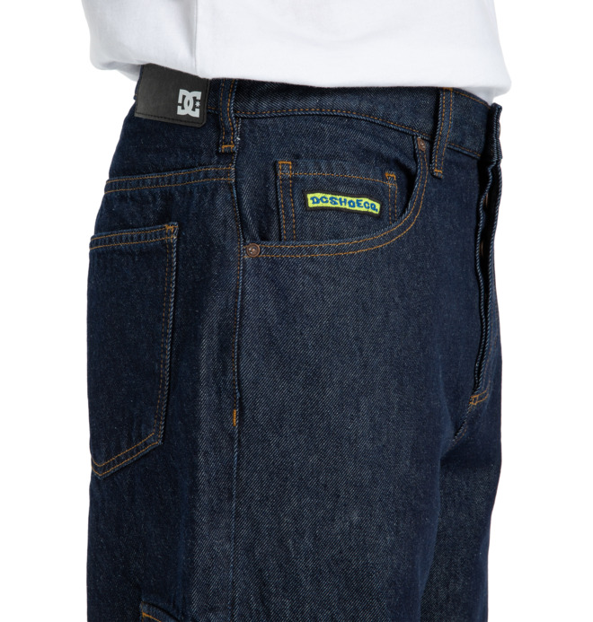 Worker Baggy Denim Cargo Rir - Denim Jeans for Men  EDYDP03428