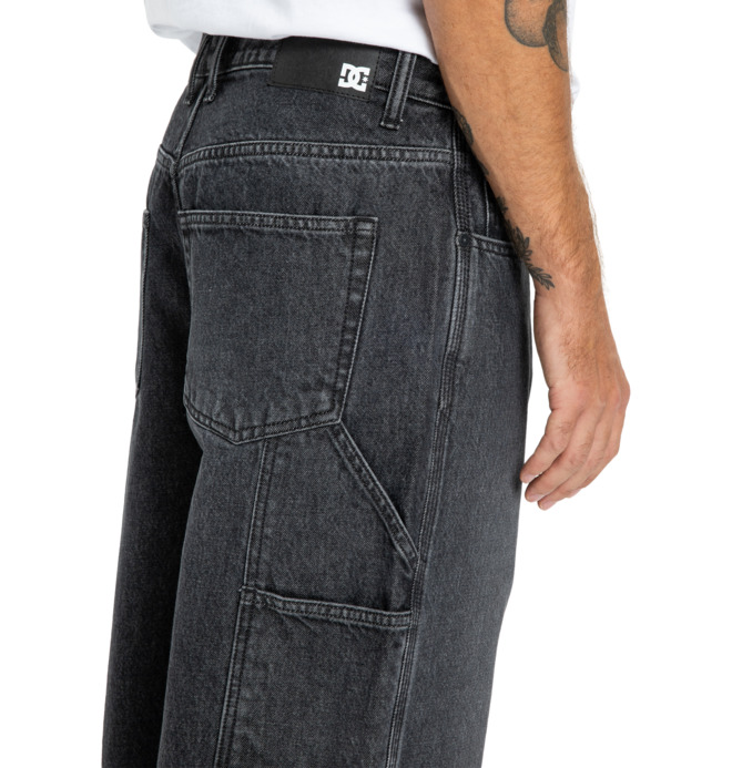 Worker Baggy Carpenter Bac - Denim Carpenter Trousers for Men  EDYDP03432
