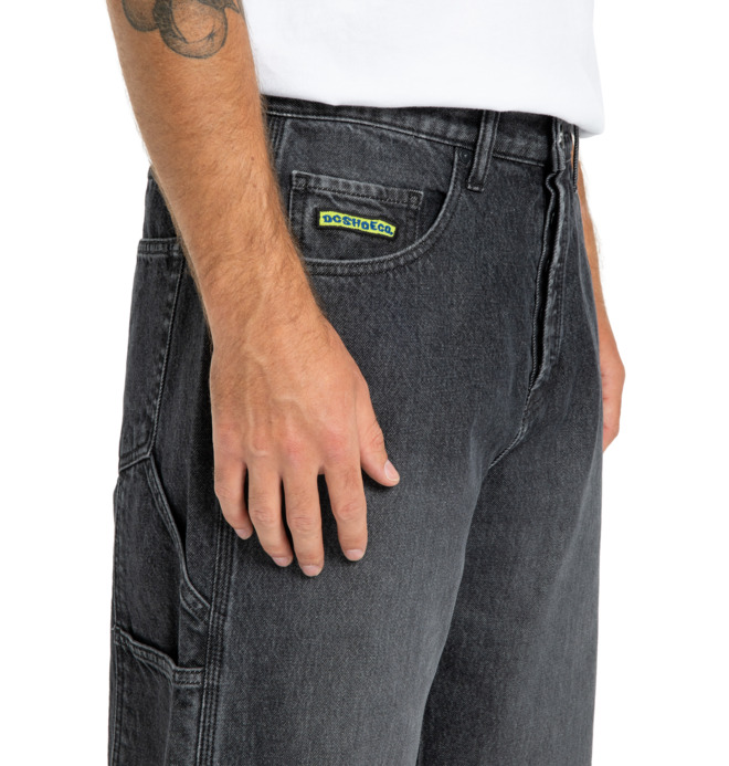 Worker Baggy Carpenter Bac - Denim Carpenter Trousers for Men  EDYDP03432
