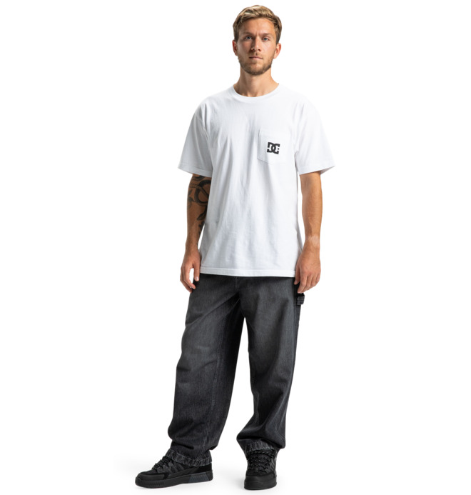 Worker Baggy Carpenter Bac - Denim Carpenter Trousers for Men  EDYDP03432