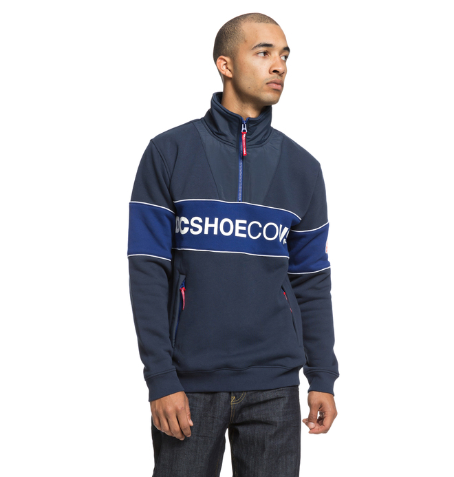 Clewiston - Half-Zip Mock Neck Sweatshirt for Men EDYFT03391