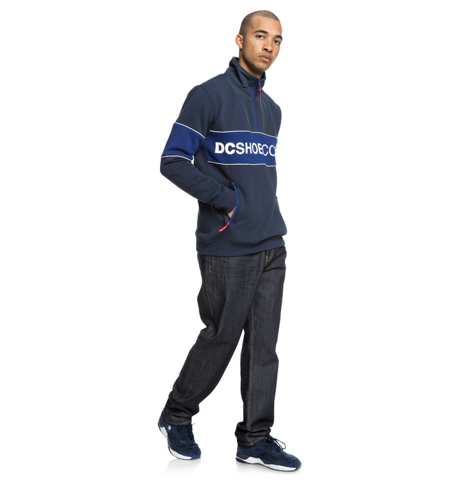 Clewiston - Half-Zip Mock Neck Sweatshirt for Men EDYFT03391