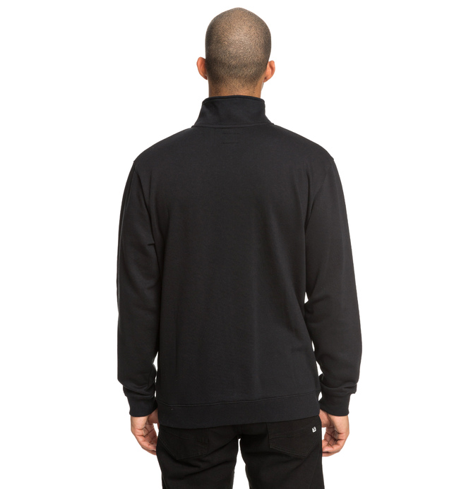 Rebel - Zip-Up Mock Neck Sweatshirt for Men EDYFT03426