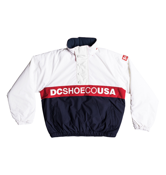 Howsthat Water Resistant Half Zip Windbreaker for Men DC Shoes