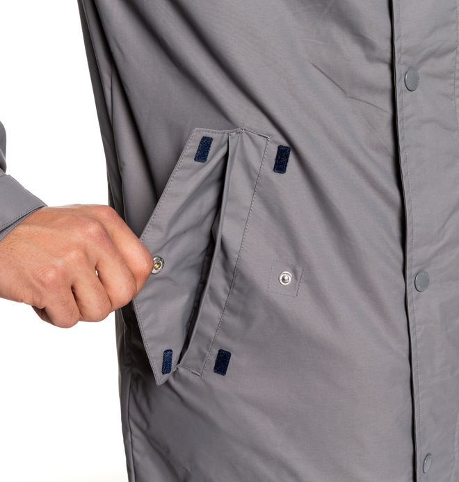 Nukove - Packable Waterproof Longline Fishtail Parka for Men EDYJK03214