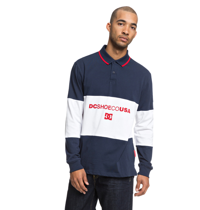 Emerson - Long Sleeve Polo Shirt for Men EDYKT03419