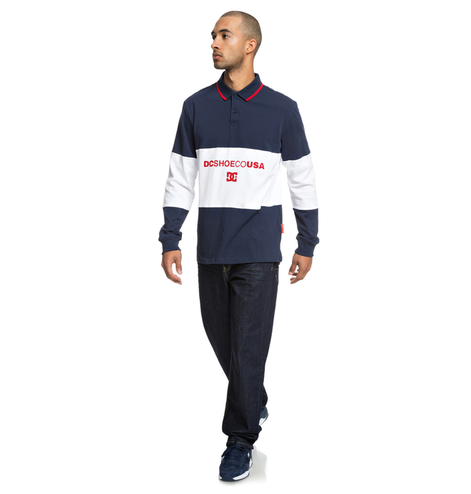 Emerson - Long Sleeve Polo Shirt for Men EDYKT03419