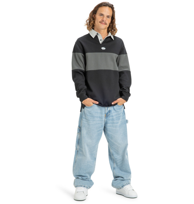 Second Half Polo - Long Sleeve Rugby Shirt for Men  EDYKT03536