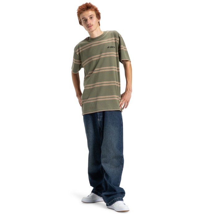 Maximize Stripe - Short Sleeve Pocket T-Shirt for Men  EDYKT03537
