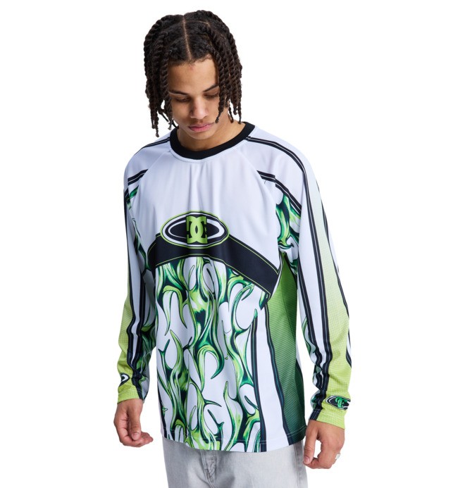 Sylem 2 - Long Sleeve Moto Jersey for Men  EDYKT03552