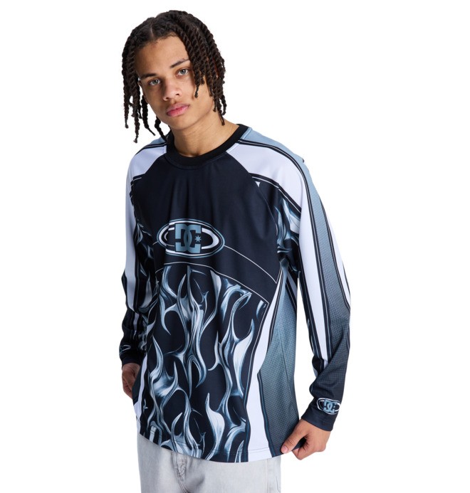 Sylem 2 - Long Sleeve Moto Jersey for Men  EDYKT03552
