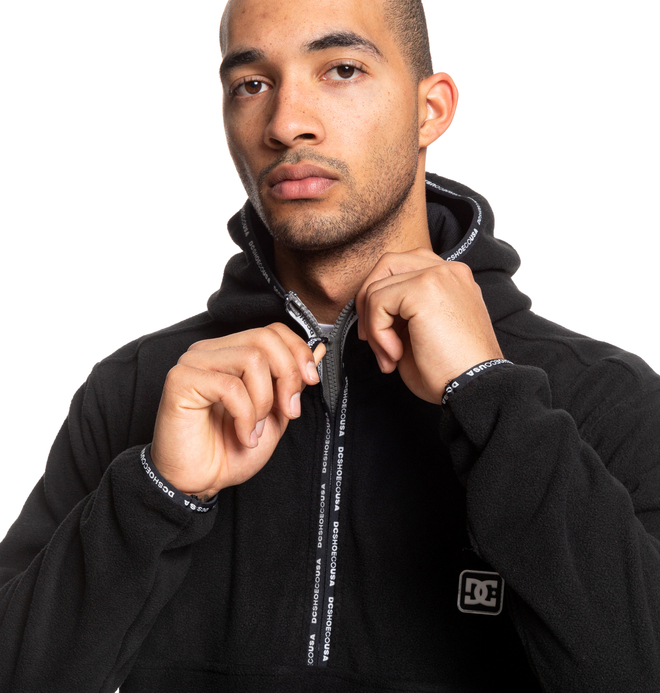 Shepton - Hooded Half-Zip Fleece for Men  EDYPF03036