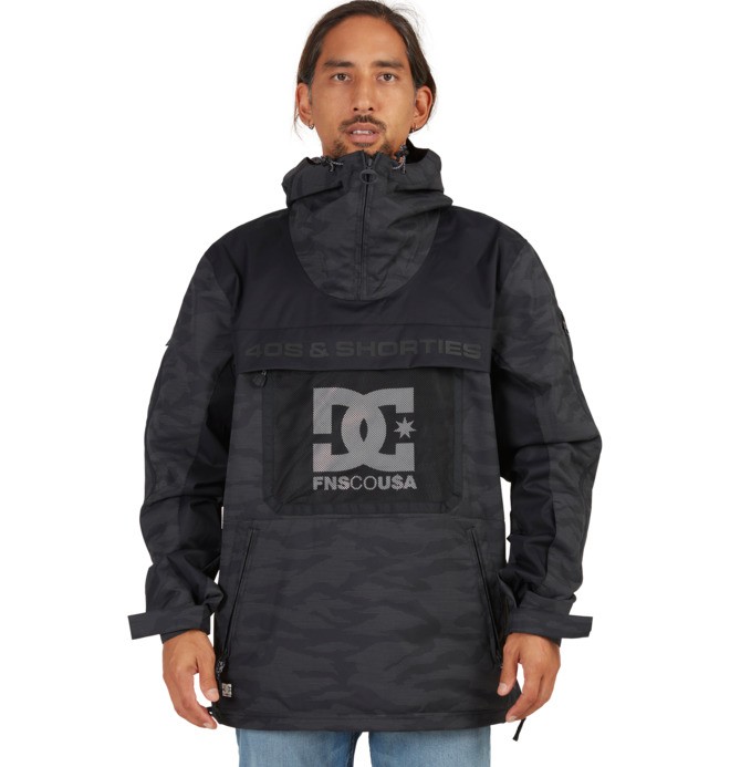 Men's anorak snowboard jacket sale