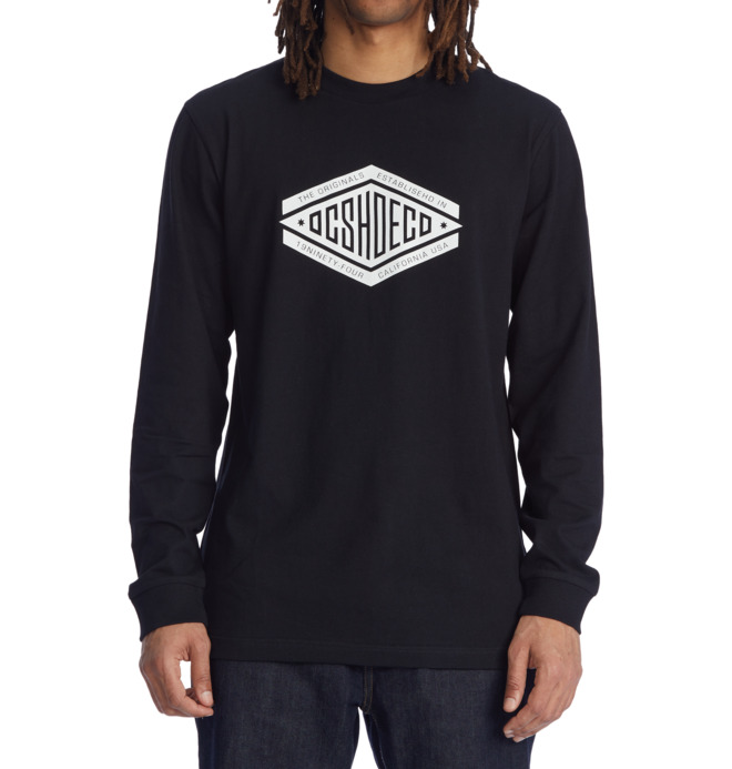 DC Stamped - Long Sleeve T-Shirt for Men  EDYZT04269