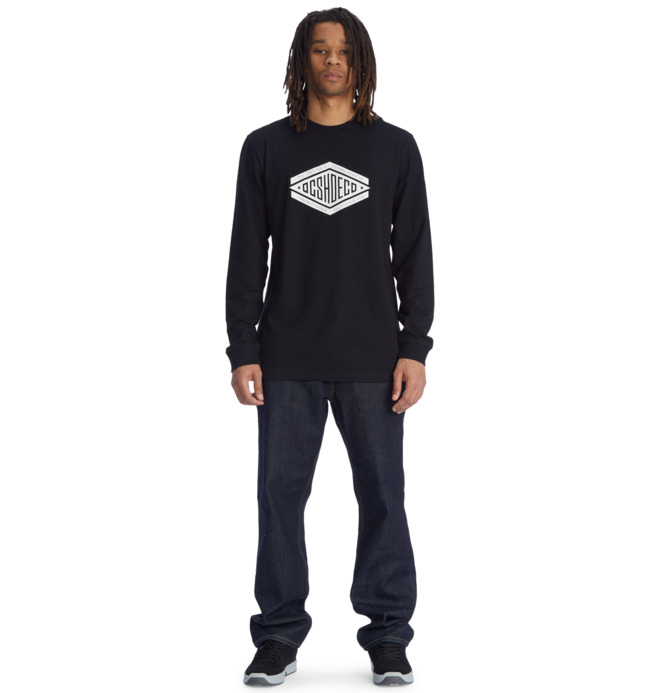 DC Stamped - Long Sleeve T-Shirt for Men  EDYZT04269