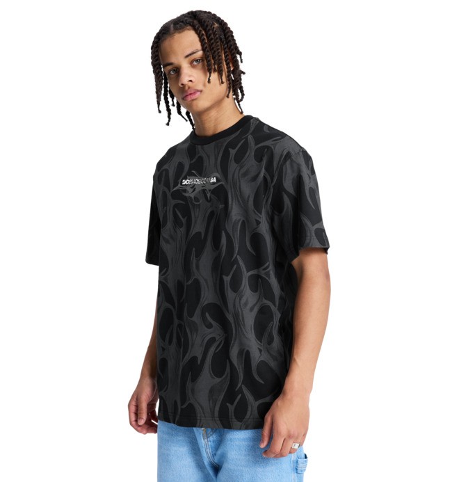 DC Liquid Fuego - Short Sleeve T-Shirt for Men  EDYZT04444