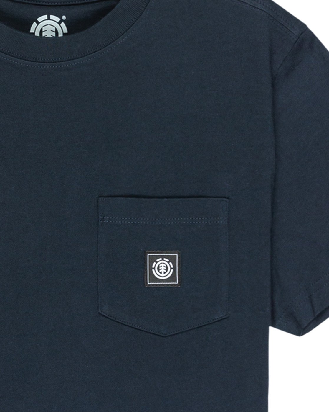 Icon Label Pocket Y - Boys 8-16's Blue Short Sleeve T-Shirt | Element