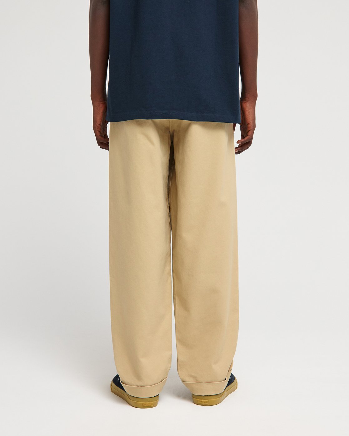 Big Pleated - Men's Beige Chino Trousers | Element