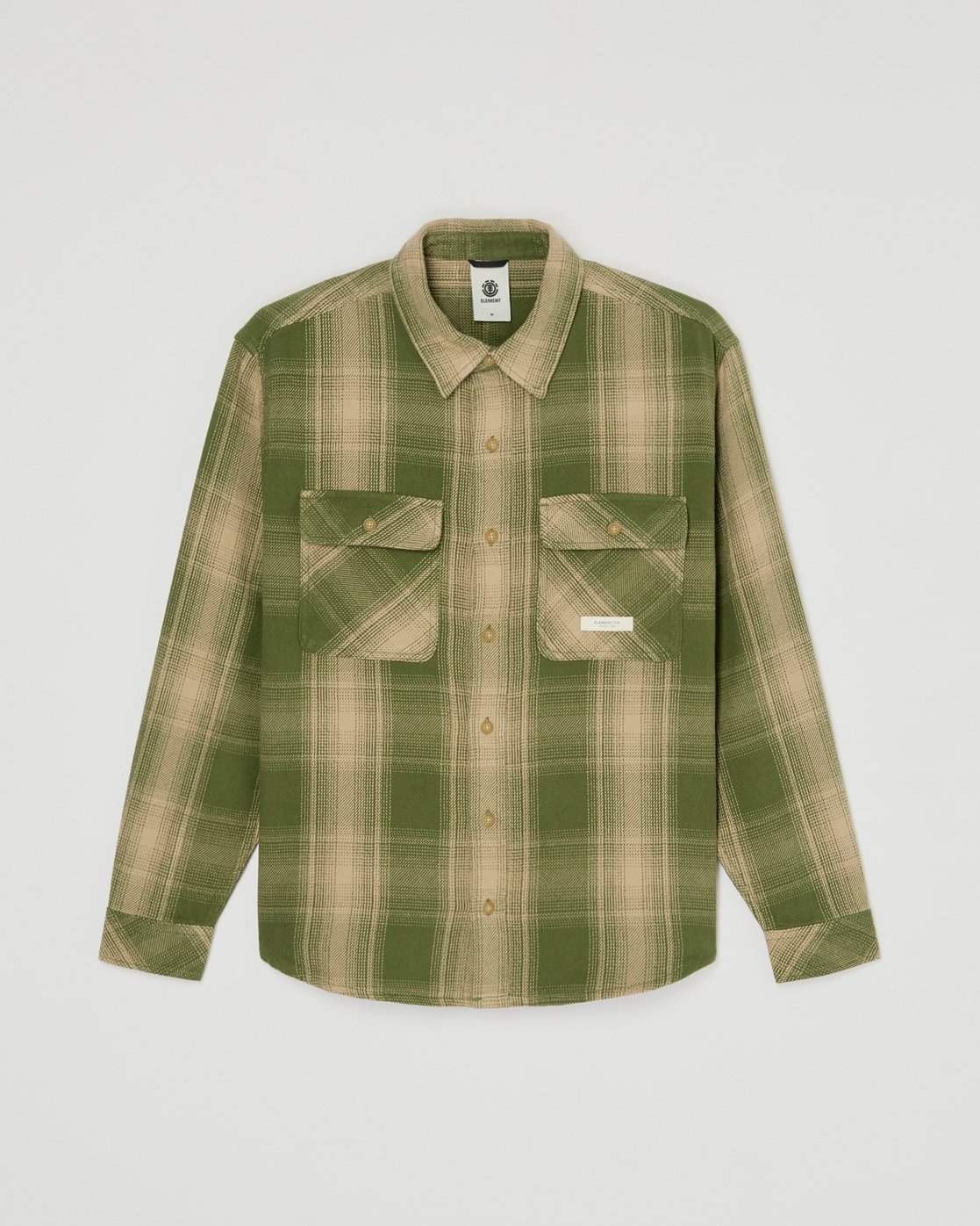 Hueco 2Pkt Midweight - Men's Green Long Sleeve Shirt | Element