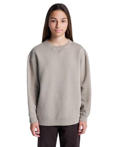 element, Lowcase Pigment Cr Y - Sweat pour Garçon 8-16 ans, ALUMINUM (tkh0) Lowcase Pigment Cr Y - Sweatshirt for Boys 8-16  ELBFT00130