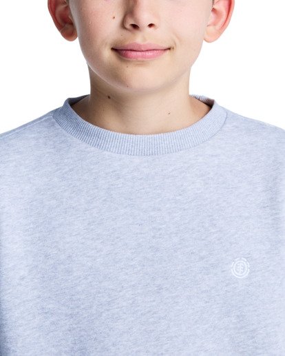 element, Icon Embroidery Cr Y - Sweatshirt for Boys 8-16, MID GREY HEATHER (sgbh) Icon Embroidery Cr Y - Sweatshirt for Boys 8-16  ELBFT00144