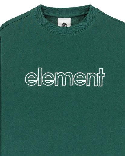 element, Central Lowcase Cr Y - Sweater voor Jongens 8-16, DARK GREEN (gsl0) Central Lowcase Cr Y - Sweatshirt for Boys 8-16  ELBFT00146