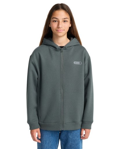 element, Capsule Rain Bp Y - Zip Hoodie for Boys 8-16, ARDOISE (krn0) Capsule Rain Bp Y - Zip Hoodie for Boys 8-16  ELBFT00148