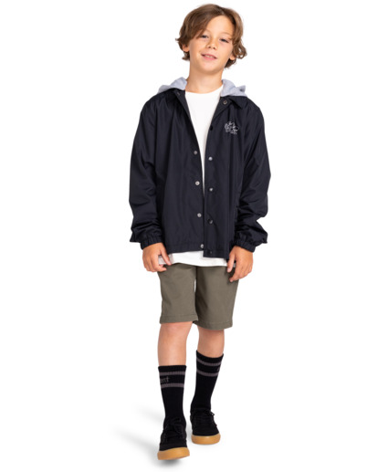 Woods - Hooded Coach Jacket for Boys 8-16  ELBJK00120