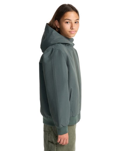 element, Dulcey Y - Bomberjacke mit Kapuze für Jungen 8-16, ARDOISE (krn0) Dulcey Y - Bomber Jacket for Boys 8-16  ELBJK00135