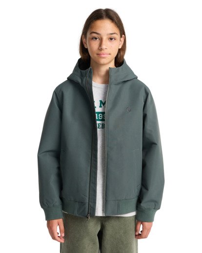 element, Dulcey Y - Bomberjacke mit Kapuze für Jungen 8-16, ARDOISE (krn0) Dulcey Y - Bomber Jacket for Boys 8-16  ELBJK00135