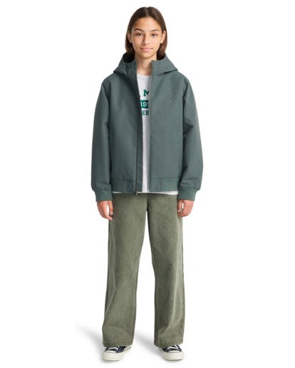 element, Dulcey Y - Bomberjacke mit Kapuze für Jungen 8-16, ARDOISE (krn0) Dulcey Y - Bomber Jacket for Boys 8-16  ELBJK00135