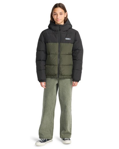 element, Classic Hooded Puffer Y - Steppjacke mit Kapuze für Jungen 8-16, FOREST NIGHT (csn0) Classic Hooded Puffer Y - Puffer Jacket for Boys 8-16  ELBJK00139