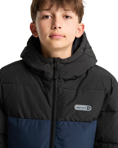element, Classic Hooded Puffer Y - Steppjacke mit Kapuze für Jungen 8-16, ECLIPSE NAVY (ecn) Classic Hooded Puffer Y - Puffer Jacket for Boys 8-16  ELBJK00139