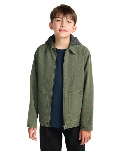 element, ChoreY - Canvas-Jacke mit Kapuze für Jungen 8-16, FOREST NIGHT (csn0) ChoreY - Canvas Jacket for Boys 8-16  ELBJK00141