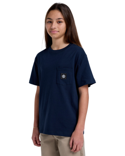 Icon Label - Short Sleeves Pocket T-Shirt for Boys 8 - 16  ELBKT00114