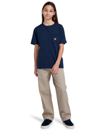 Icon Label - Short Sleeves Pocket T-Shirt for Boys 8 - 16  ELBKT00114