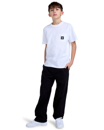 Icon Label - Short Sleeves Pocket T-Shirt for Boys 8 - 16  ELBKT00114