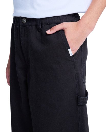 element, Big Carpenter Twill Y - Carpenter Trousers for Boys 8-16, FLINT BLACK (fbk) Big Carpenter Twill Y - Carpenter Trousers for Boys 8-16  ELBNP00123