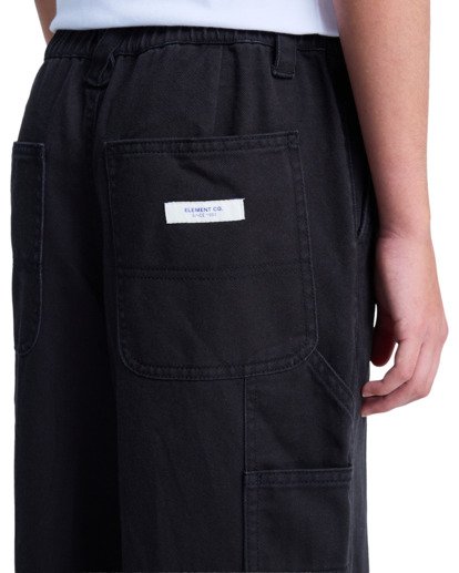 element, Big Carpenter Twill Y - Carpenter Trousers for Boys 8-16, FLINT BLACK (fbk) Big Carpenter Twill Y - Carpenter Trousers for Boys 8-16  ELBNP00123