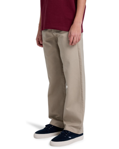 Relax Work Y - Chino Trousers for Boys 8-16  ELBNP00124