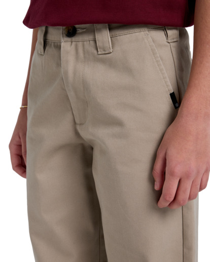 Relax Work Y - Chino Trousers for Boys 8-16  ELBNP00124