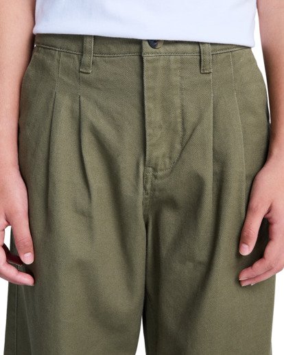 element, Big Pleated Y - Chino Trousers for Boys 8-16, KALAMATA (gzh0) Big Pleated Y - Chino Trousers for Boys 8-16  ELBNP00129