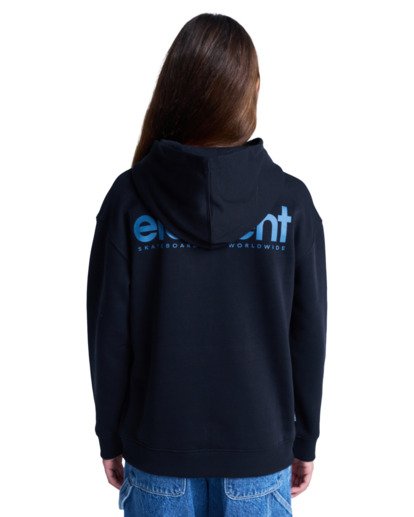 element, Lowcase Bp Po Y - Hoodie voor Jongens 8-16, FLINT BLACK (fbk) Lowcase Bp Po Y - Hoodie for Boys 8-16  ELBSF00197