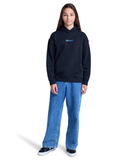 element, Lowcase Bp Po Y - Hoodie voor Jongens 8-16, FLINT BLACK (fbk) Lowcase Bp Po Y - Hoodie for Boys 8-16  ELBSF00197