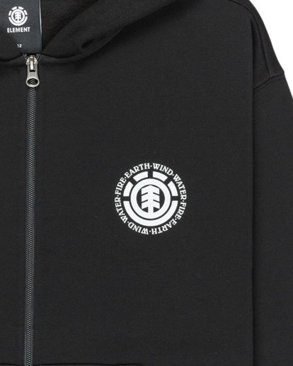 element, Seal Bp Y - Zip Hoodie for Boys 8-16, FLINT BLACK (fbk) Seal Bp Y - Zip Hoodie for Boys 8-16  ELBSF00199