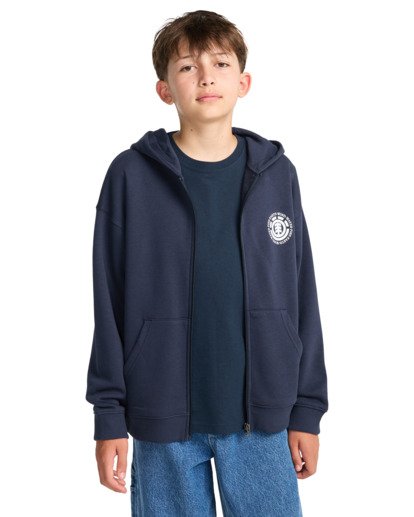 element, Seal Bp Y - Zip Hoodie for Boys 8-16, ECLIPSE NAVY (ecn) Seal Bp Y - Zip Hoodie for Boys 8-16  ELBSF00199